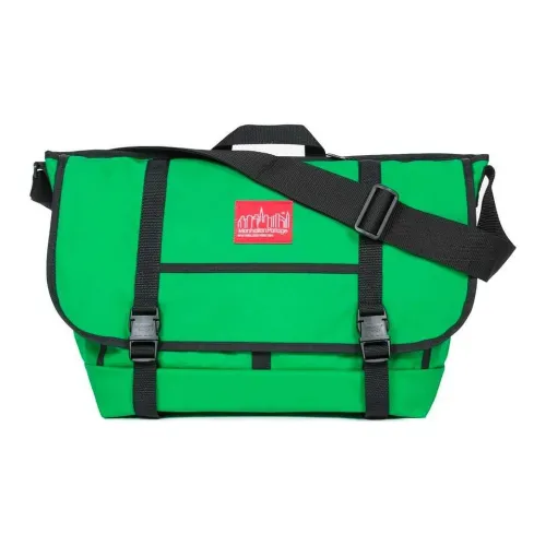 Manhattan Portage Полиэстер Курьерская сумка Сумка через плечо Большая Унисекс Зеленая