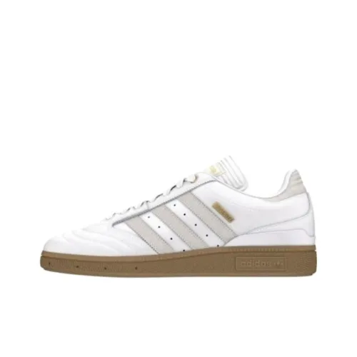Adidas Originals Busenitz Slip-Resistant Shock Absorbers Low Top Скейтборд Кроссовки Мужские Белый Коричневый