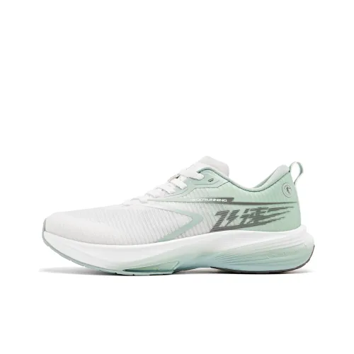 QIAODAN Rapid 2,0 Беговые кроссовки Низкий топ Айвори Гора Shadow Зеленый Мужской