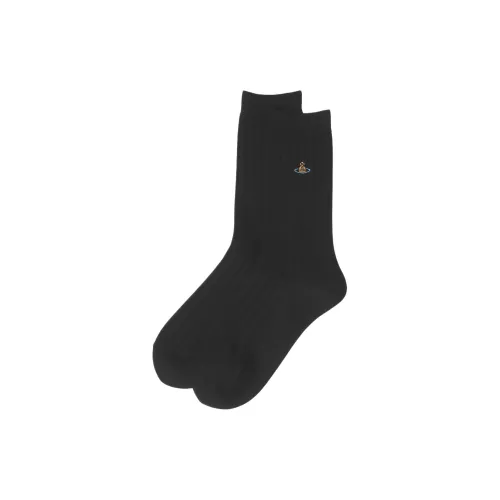Vivienne Westwood Черные Женские Носки MID до икры