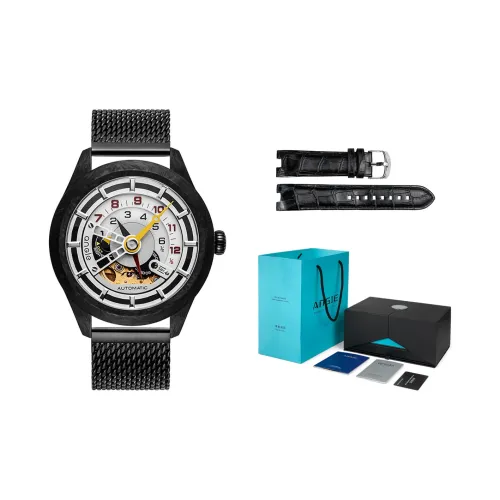 ANGIE PRESENT WATCH Автоматический механический механизм Мужские часы 44mm*44mm*13mm Скелет