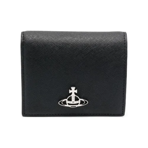 Vivienne Westwood Телячья кожа Кошелек Унисекс Черный