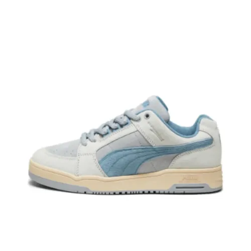 PUMA Slipstream Low Топ Скейтборд Кроссовки Мужские Белые Синие