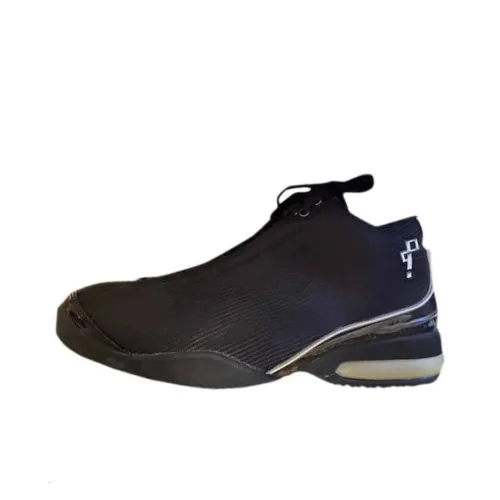 Nike Air Pippen 4 Амортизация Износостойкий MID Топ Баскетбольные кроссовки Мужской Черный