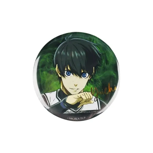 BOOM COMIC Blue Lock Золотая фольга KV Йоичи Исаги Значки Lin Yishi