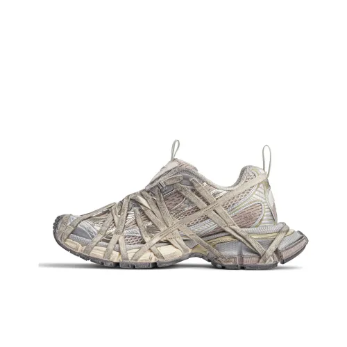 Balenciaga 3XL Extreme Кружево 24SS Кружево Вверх Стиль Позиционирование Низкий Топ Повседневная обувь Женские Серый