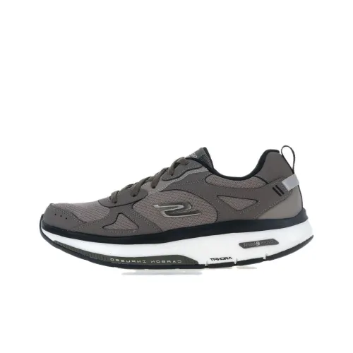 Skechers Go Walk Workout Walker Амортизация Износостойкий Низкий Топ Повседневная Обувь Мужская Умбра