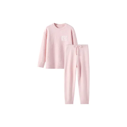 YeeHoO Pajama Комплект Женский Ярко-Розовый