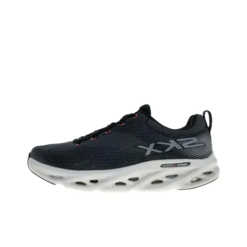 Skechers GO RUN Swirl Tech Speed Low Топ Беговые кроссовки Мужской Черный