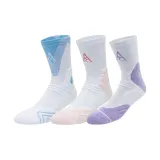 3 упаковки (Белый Синий + Белый Розовый + Фиолетовый)