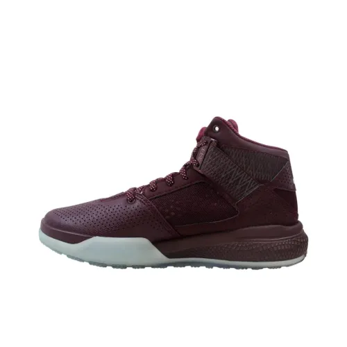 Adidas D Rose 773 IV Амортизация Износостойкие Высокие Баскетбольные Кроссовки Мужские Темно-Красный Белый