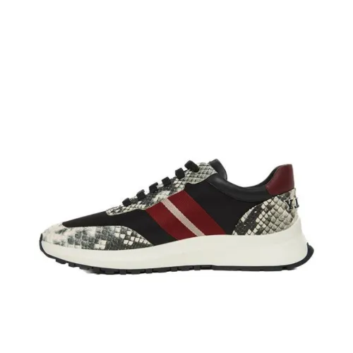 BALLY Повседневный Низкий Топ Черный/Белый Мужской