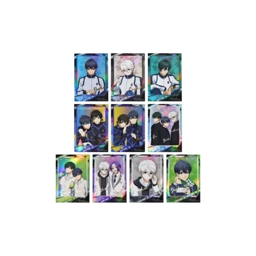 BOOM COMIC Blue Lock Лазерный Kaito Johgan Мед Wa Клевер Йоичи Исаги Itoshi Rin Открытки аниме-тематики