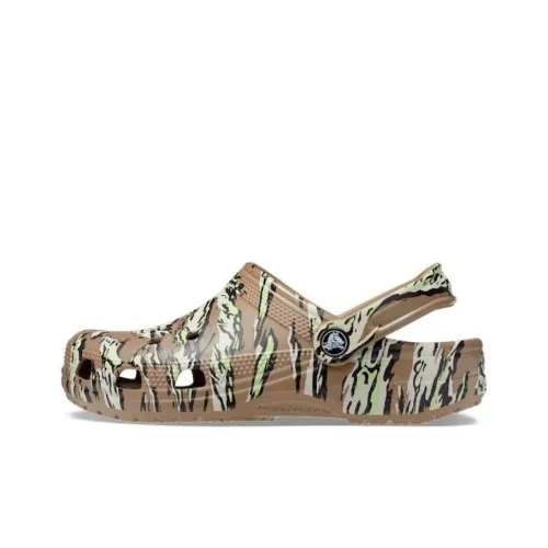 Crocs Унисекс Классический Printed CAMO Clog Sabo Унисекс Коричневый