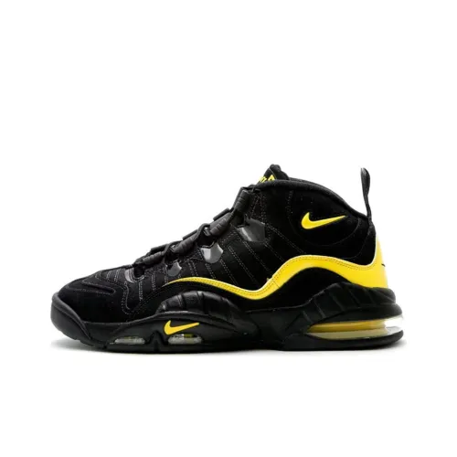 Nike Air Max Sensation Амортизация Износостойкий MID Топ Беговые кроссовки Мужской Черный Желтый