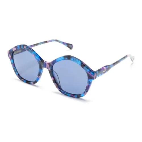 Chloe Ацетат Нерегулярная форма Солнцезащитные очки Детский Синий