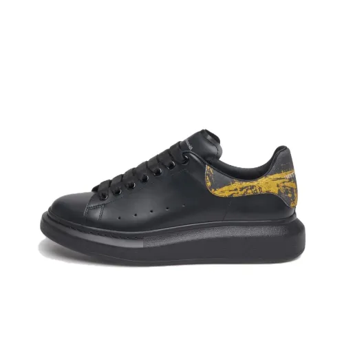 Alexander McQueen Oversized Sneaker Low Топ Кроссовки для скейтбординга Мужской Черный