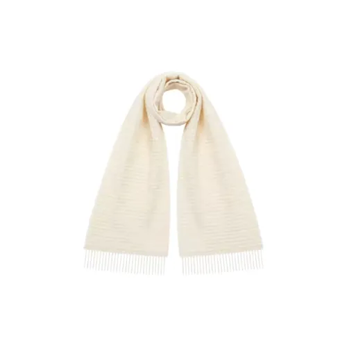 JOHNSTONS OF ELGIN Вязаные шарфы Унисекс Белый