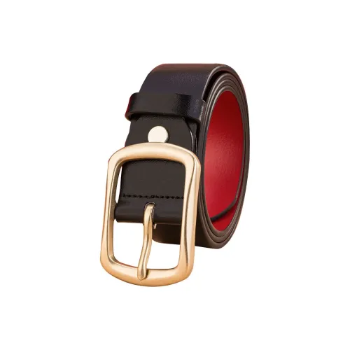 Cows Reign Деловой Повседневный Стиль Кожаные Ремни Мужской Ширина 3,7 см