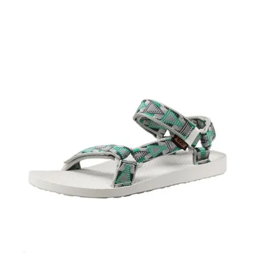 Teva Original Universal Пляжные сандалии Мужские Зеленый Белый