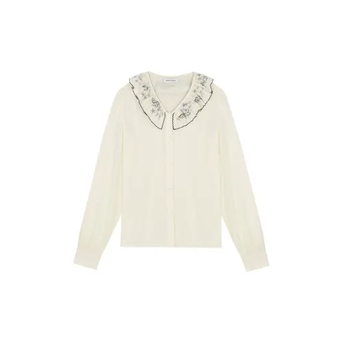 VEGA CHANG SS24 Рубашка Женская Солодово-Бежевая