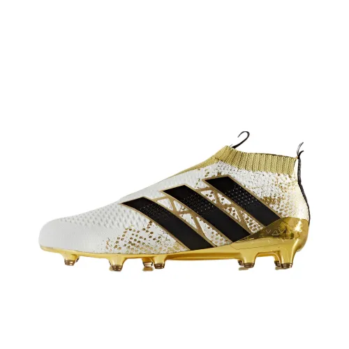 Adidas Ace Шокабойеры Устойчивые к истиранию Противоскользящие Футбольные бутсы Мужские Золото-черные