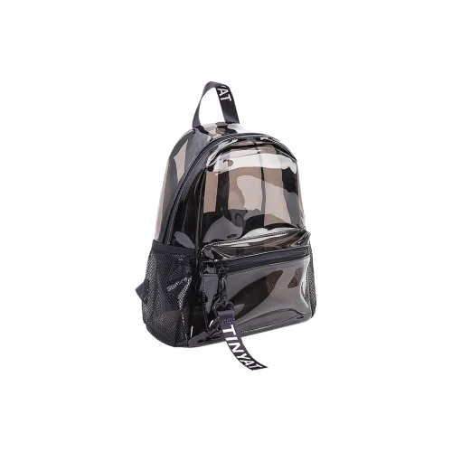 TINYAT ПВХ Рюкзак Средний Унисекс Черный Оранжевый Зеленый Прозрачный