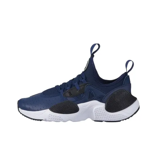 Nike Air Huarache Амортизация Износостойкие Низкие Кроссовки для Бега Женские Полночный Синий