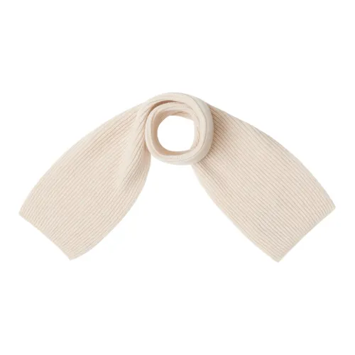 JOHNSTONS OF ELGIN Вязаные шарфы Детский Шампанский Белый