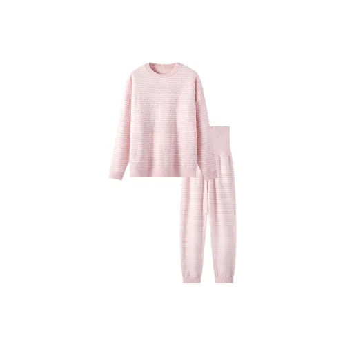 YeeHoO Pajama Комплект Женский Активный Розовый