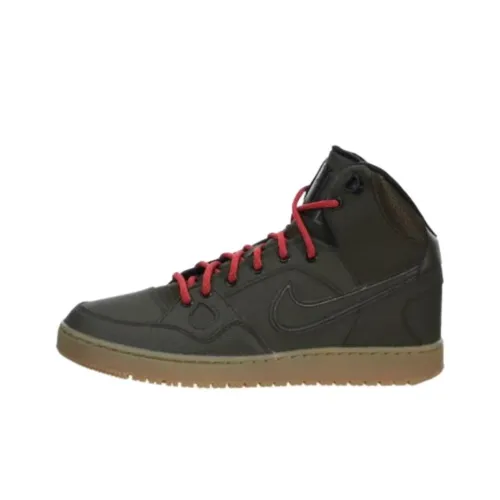 Nike Son of Force MID Зимний Скейтбординг Износостойкий MID Топ Кроссовки Мужские Темно-зеленый