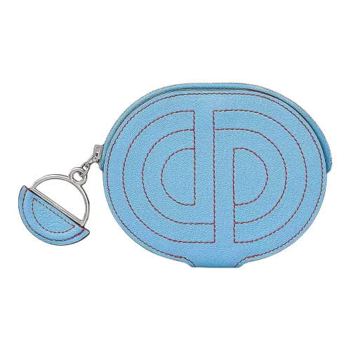 HERMES In The Loop Mysore Chevro Кошелек Мелочь Кошелек Держатель для карт Мини Женский Красный Синий