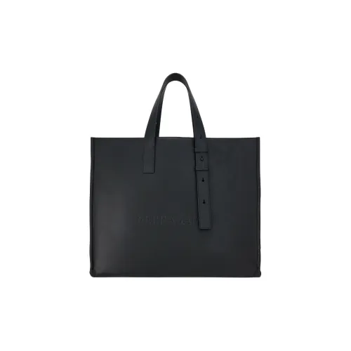 FERRAGAMO Матовый Телячья кожа Тоут Сумка Сумка для покупок Сумка Мужская Черная