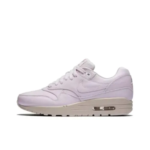 Nike Air Max 1 Амортизация Износостойкие Низкие Кроссовки для Бега Женские Фиолетовые