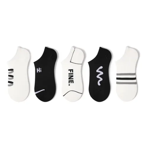 PRIMEET Низкие носки унисекс упаковка из 5 пар
