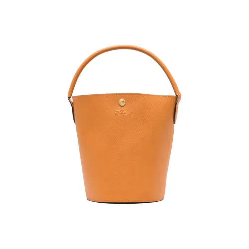 LONGCHAMP Épure Коровья кожа Ведрообразная сумка Сумка через плечо Сумка Маленькая Женская Абрикосовая