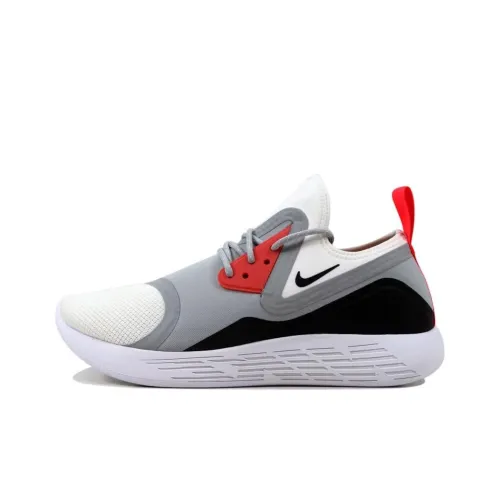 Nike LunarCharge Амортизация Износостойкий Низкий Топ Повседневная Обувь Мужская Серый Белый Черный