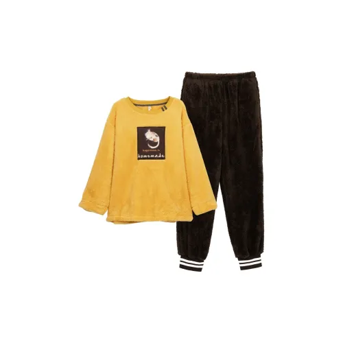 Dorame Желтые Женские Пижамные Комплекты