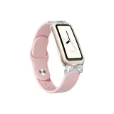 Розовый - Обратная пряжка, силиконовый ремешок