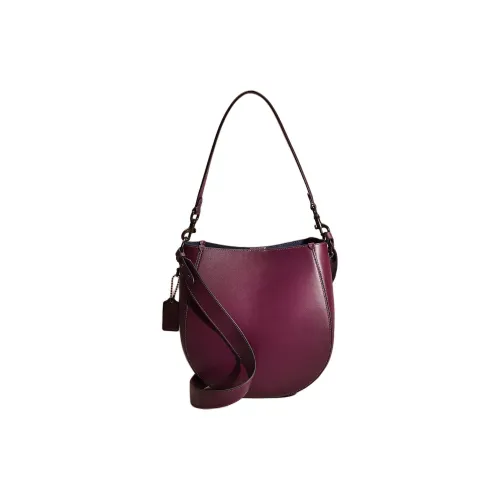 COACH Maddy Перчаточная дубленая кожа Сумка через плечо Сумка на плечо Большая женская сумка из оловянного сплава с Бойзенберри