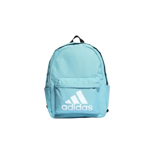 Adidas Переработанный полиэстер рюкзак унисекс винтажный синий и белый