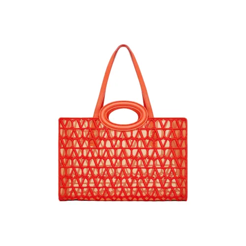 Вышивка Valentino Le Troisième Tote Bag Shopping Bag Crossbody Bag Women's Red