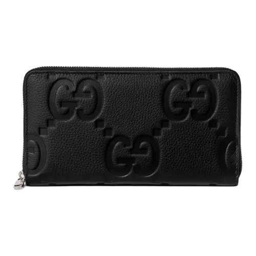 GUCCI Кожа Кошелек Большой Мужской Черный