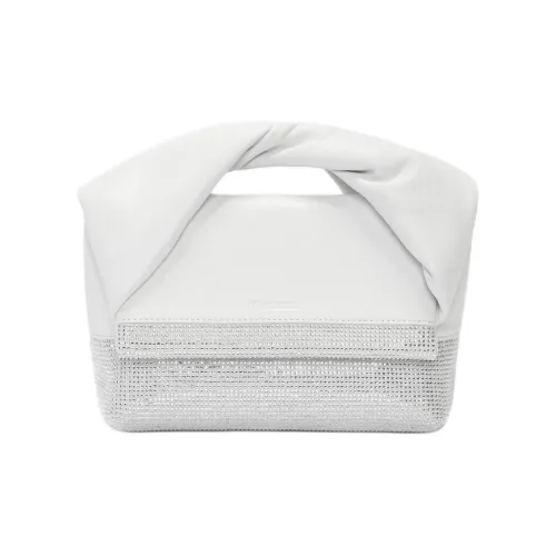 JW Anderson Full с рельефом овечья кожа сумка через плечо сумка среднего размера женская белая