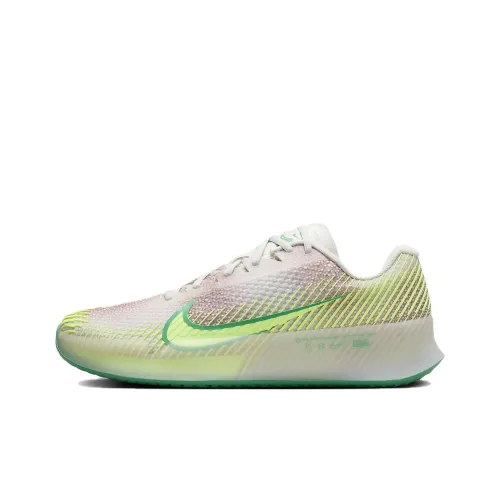 Nike Court Air Zoom Vapor 11 Амортизация Низкий Топ Теннисные Кроссовки Мужские Розовые Желтые