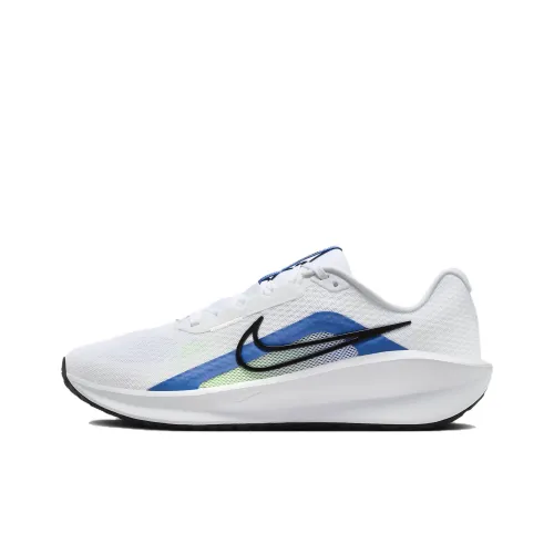 Nike DOWNSHIFTER 13 Амортизация Низкий Топ Беговые Кроссовки Мужские Белый Синий