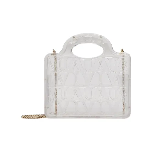 Valentino Органза Glass Tote Bag Shopping Bag Handbag Crossbody Bag Mini Women's Transparent