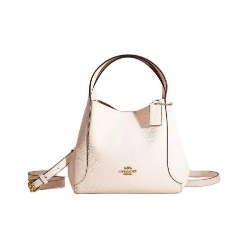 COACH Hadley Pebble Leather Crossbody Bag Handbag Small Women's Brass Pebble