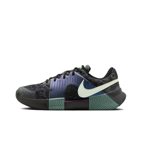 Nike Air Zoom GP Challenge 1 Устойчивые к истиранию Низкие Кроссовки для тенниса Женские Черный Синий Белый