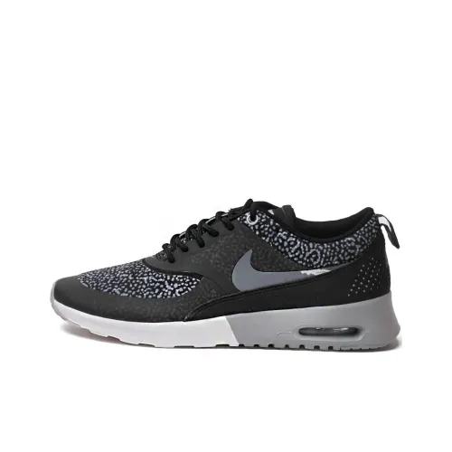 Nike Air Max THEA Амортизация Устойчивость к истиранию Дышащий Низкий Топ Повседневная обувь Женская Черная
